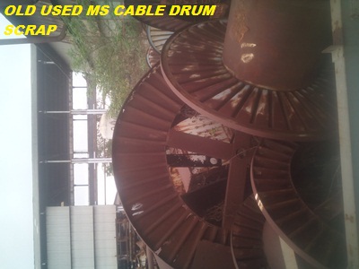 OLD AND USED MS CABLE DRUM SCRAP
