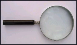 Hand Magnifier with Plastic Handle 