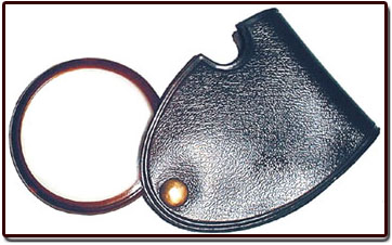 Folding Magnifier - Leather Cover