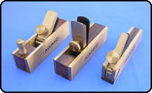 Set of Miniature Planes-Wood/Brass 