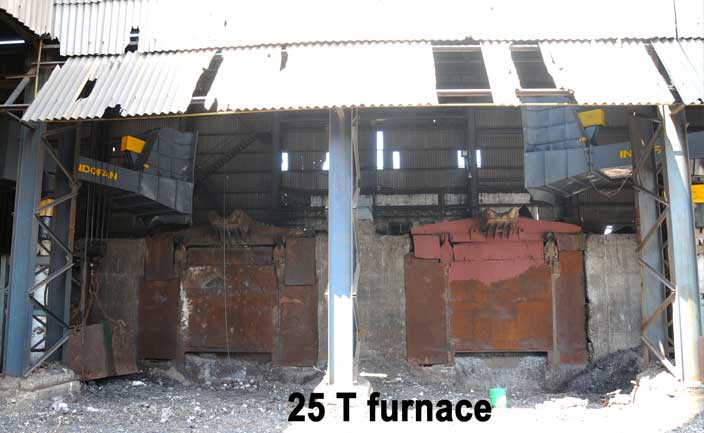 Induction furnace 25 MT Capacity