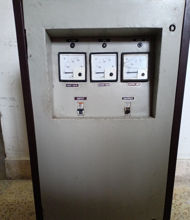 Digital control voltage conditioner 7.5 KVA, with transformer and semiconductor switches